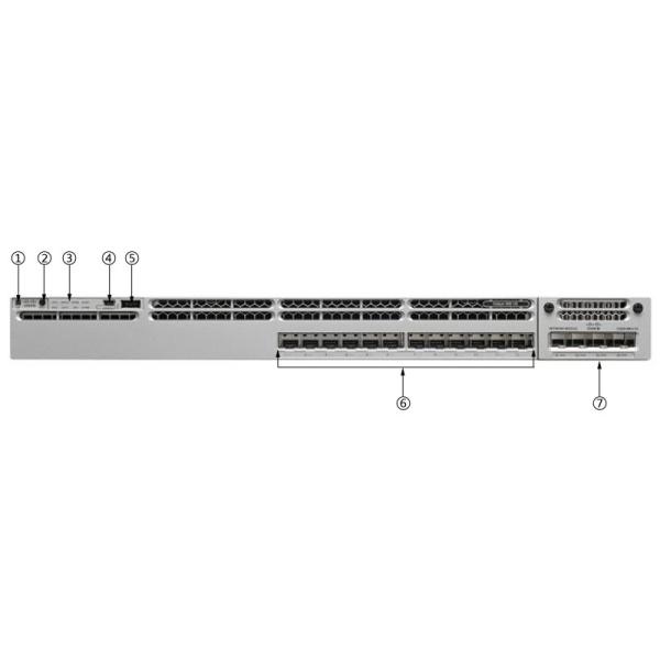 WS-C3850-12XS-E Catalyst 3850 Switch SFP+ Layer 3 - 12 SFP/SFP+ - 1G/10G - IP Services