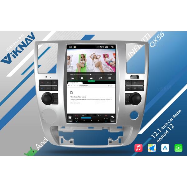 Viknav Car Radio For Infiniti QX56 2007-2010 Touch Screen 12.1 inch GPS Navigation Multimedia Player Stereo Head UNIT