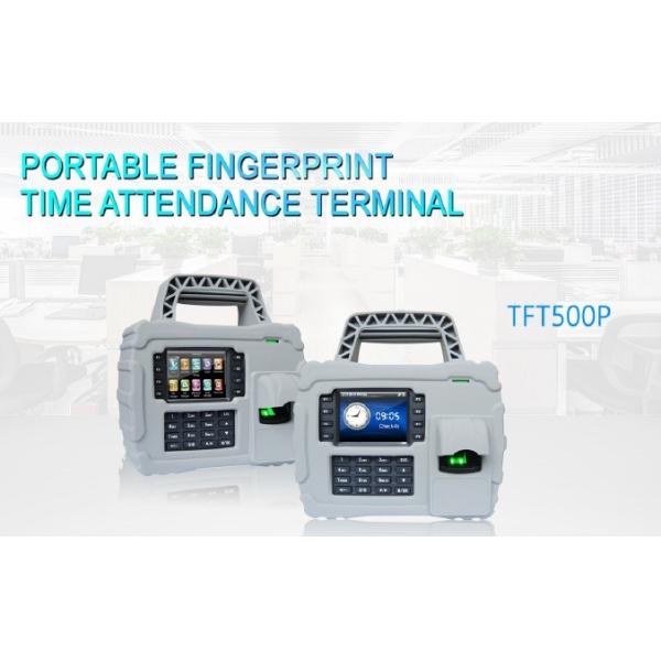 Portable Offsite Rfid Biometric Attendance System 3.5 Inch TFT Display