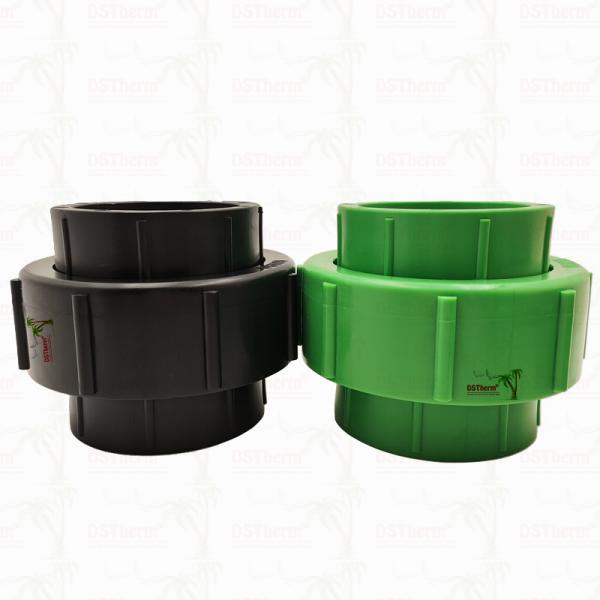 Ppr Black Plastic Union For Piping System Customizable Durability Chemical Resistance