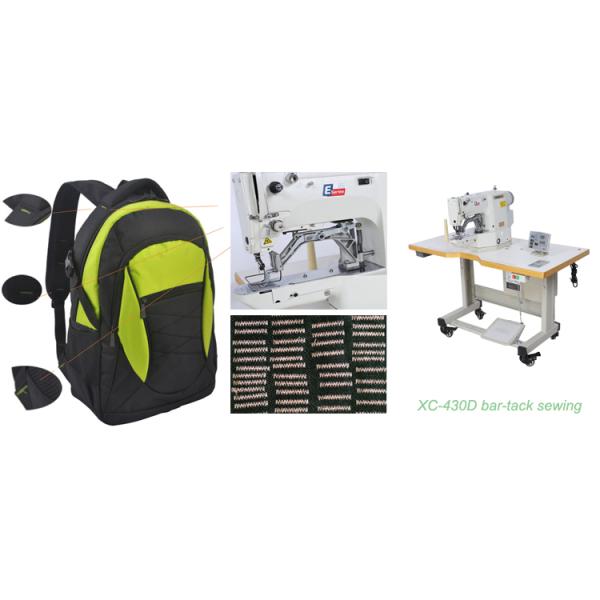 Leather Glove Bar Tack Stitch Machine , Reinforcement Buttonhole Sewing Machine