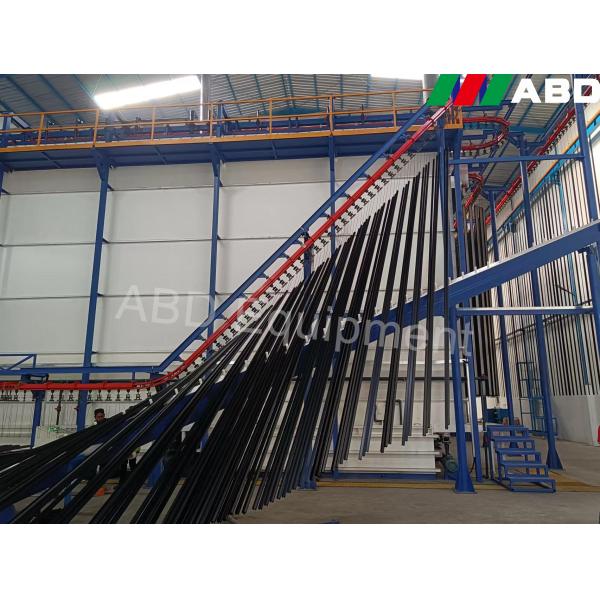50W Stainless Steel Board Vertical Powder Coating Line ABD Powder Coating Tank