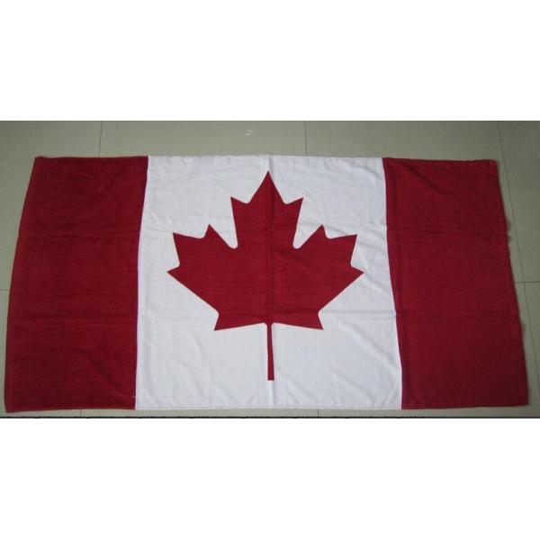 70*140cm(27''*55'')Cotton Canadian flag American flag British flag Summer Beach Towel
