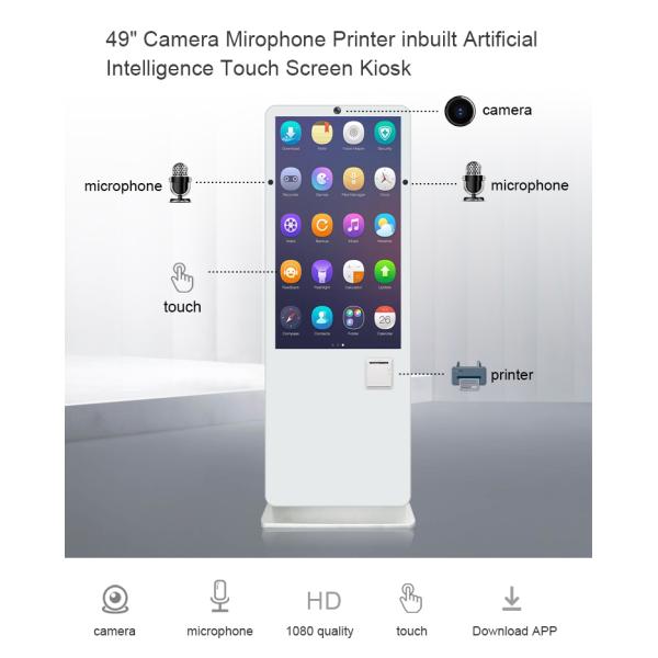 Capacitive Touch Screen MIC Lcd Digital Signage Kiosk