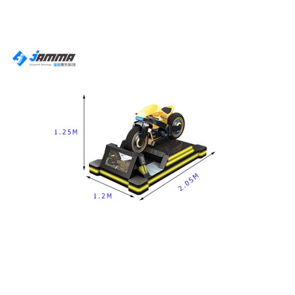Dynamic Platform Virtual Reality MOTO Simulator Racing Game With Deepoon VR Glasses