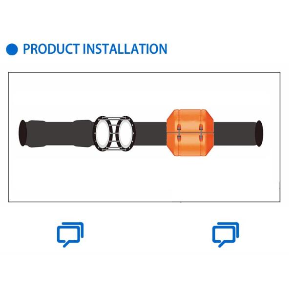Customized Cylindrical Dredging Pipe Floats UV Resistance