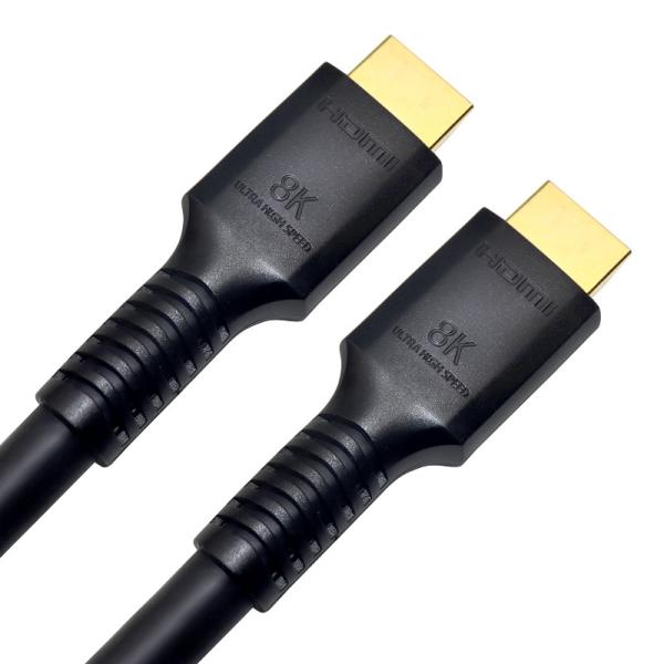 Hdr 48gbps Aoc 8K HDMI Cable Male To Male High Speed Black