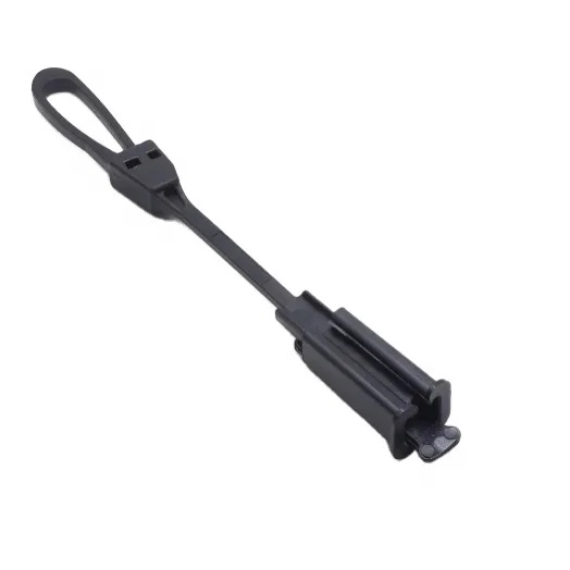 10PCS Stainless Steel and Plastic Suspension Cable Clamp for Network FTTH Inlet Cable