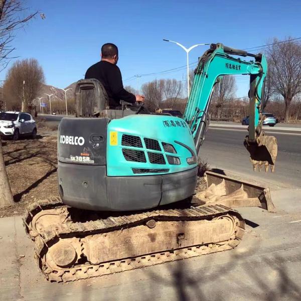3 Ton Hitachi Kobelco SK30 Mini Excavator in Good Condition for Engineering Construction