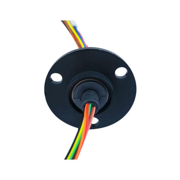 2A OD 22mm Cap Type Slip Ring With Flange For Small Power Electrical Appliances