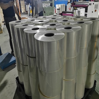 19 Um Polyester Release Film Strong Clear Film Made From Polyethylene Terephthalate Roll Package
