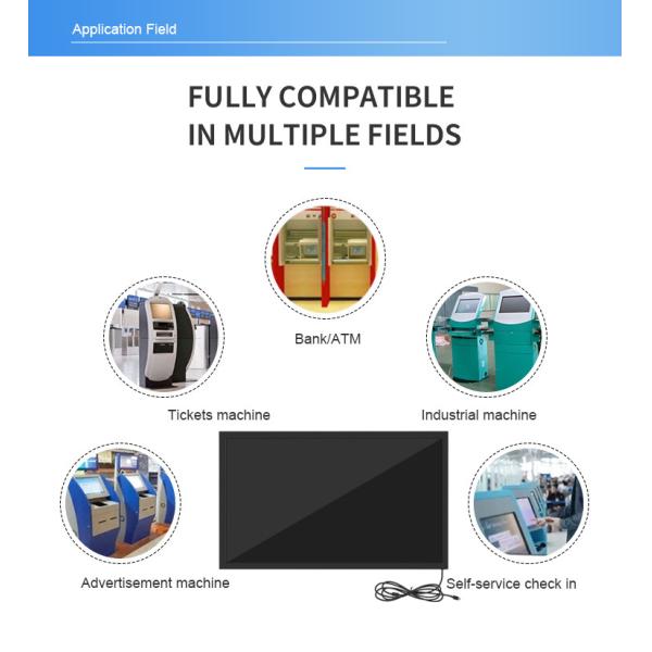 Multi Points IR Touch Screen Frame Overlay Kits 49 Inch 10ms For Monitor