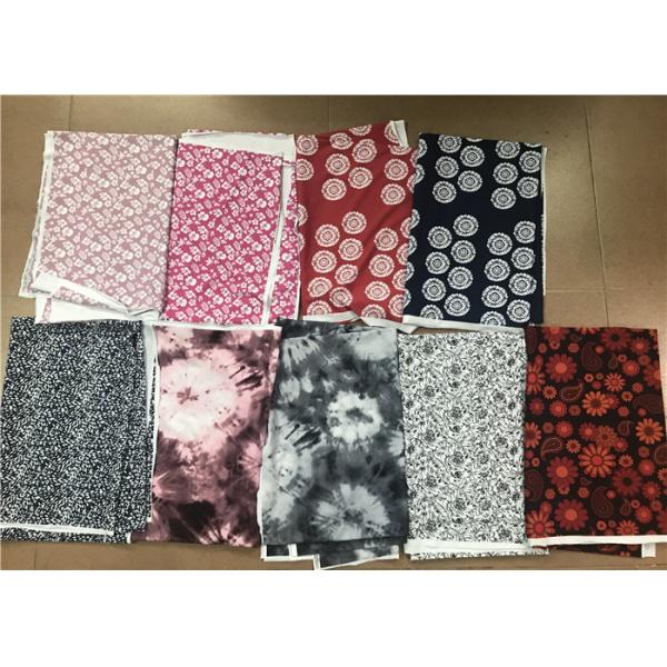 Semi Dull Lycra Spandex Fabric , Vanish Patterned Lycra Stretch Fabric