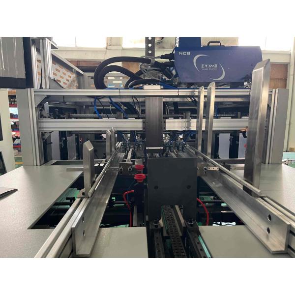 Automatic Corrugated Carton Fruit Box Adhesive Folding Machine With Collect Box