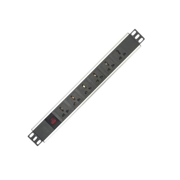 220 250V 50 60Hz 19 Inch Rack PDU , Universal Socket Tool 2500W Max Output Power