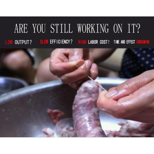 2022 New Model Pipe Sausage Binding Machine/Sausage Casing Tying Machine