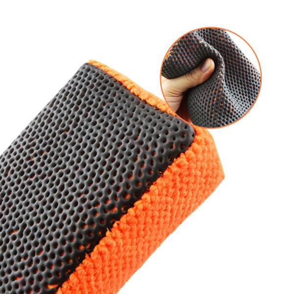 Environmentally Friendly Orange Clay Block For Cleaning Cars Blister Packaged