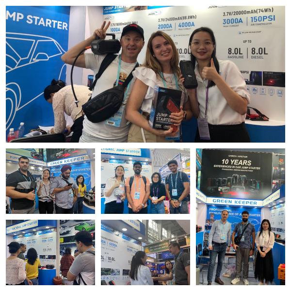 20000mAh Capacity Tire Inflator Car Battery Jump Starter With Portable Air Compressor