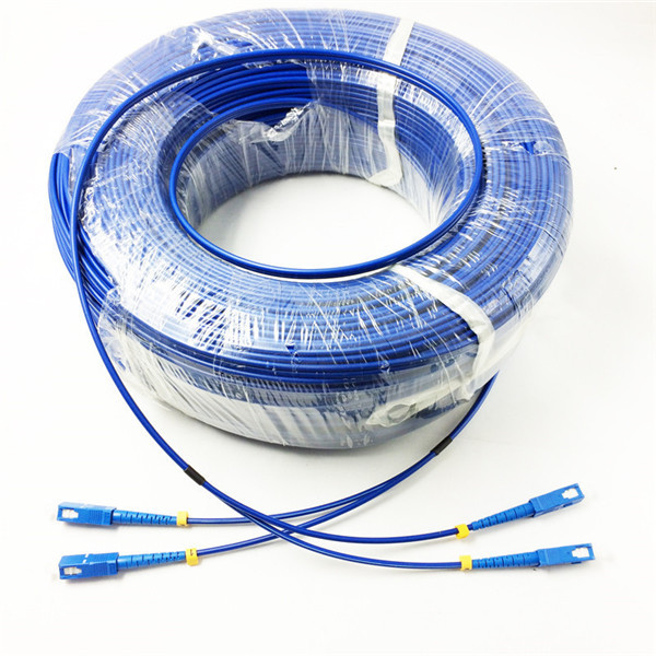 Armored Fiber Optic Patch Cable , Singlemode Multicore Outdoor Lc Lc Patch Cord