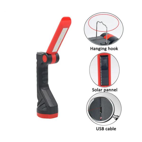 3000mAh 200Lm High Power Headlamp Work Light Rechargeable LED Spotlight With USB