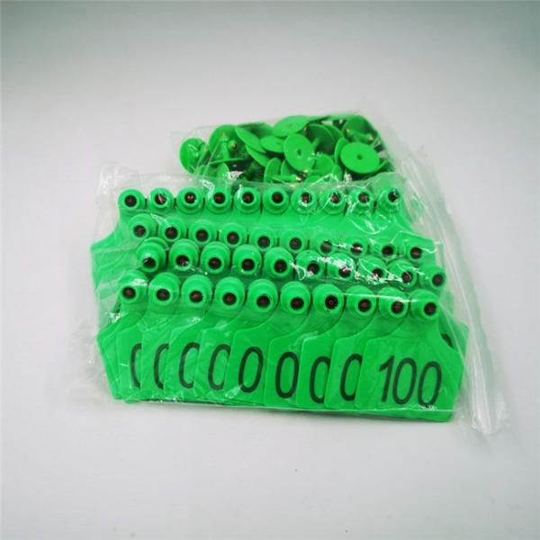 Barcode Cow Number Tags 100mm Cow Tag Numbering System