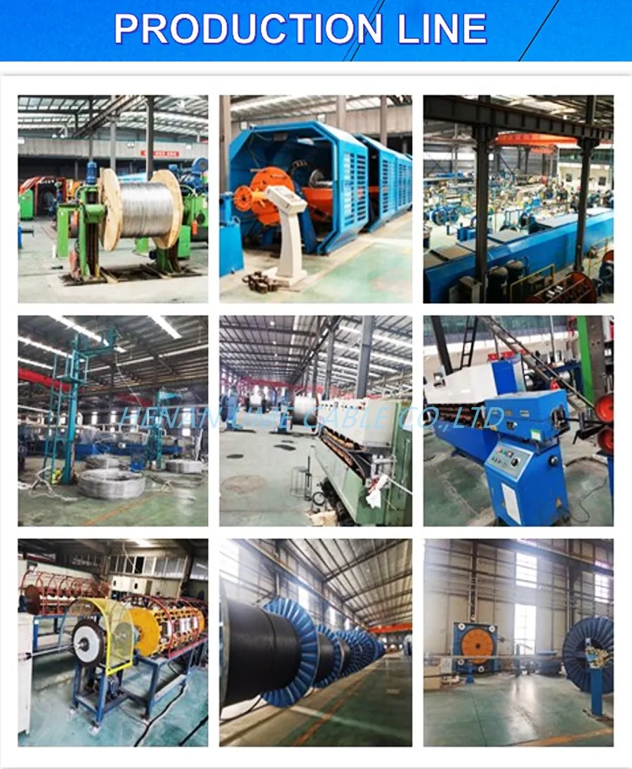 600V Aluminum Overhead Service Drop Cable XLPE/ PE Insulation Quadruplex Service Drop Cable