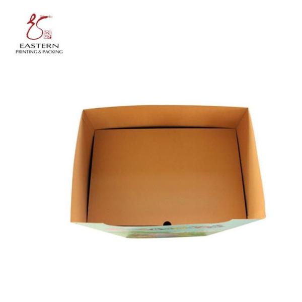 Glossy Lamination Corrugated Display Stand 100cm Height