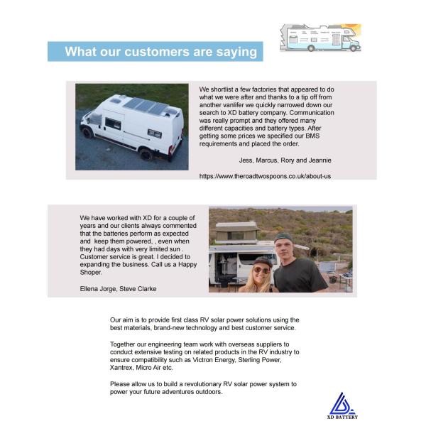 Solar Rv Marine 12v Lifepo4 Battery 100ah Rechargeable