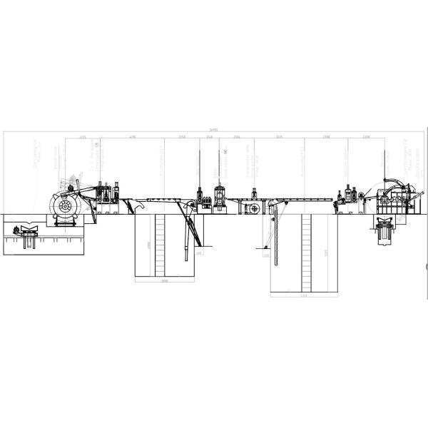 High Speed High Precision Automatic Steel Sheet Slitting Line Machine