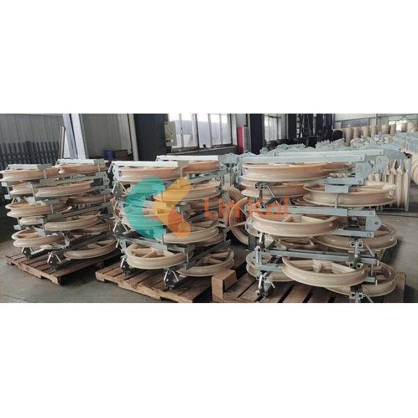 Three 660mm Sheaves Pilot Wire Rope Pulley Block