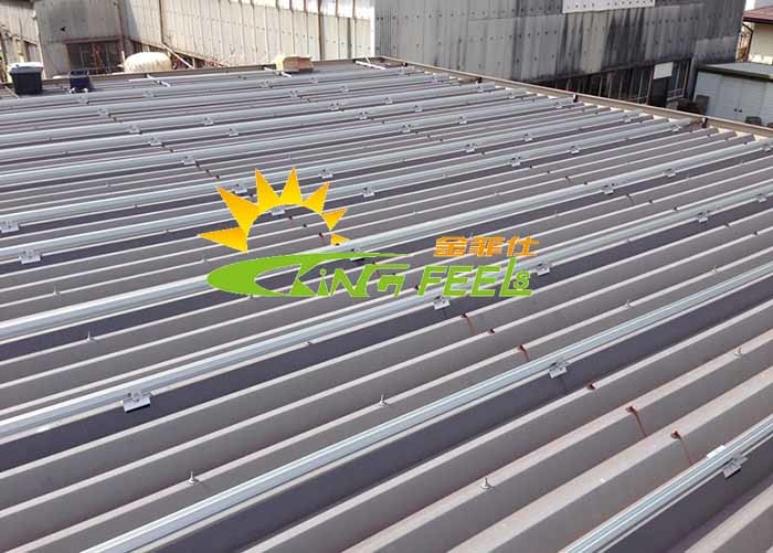 China Solar Panel Pv Rails Roof Mounting Aluminum 4200mm wholesale