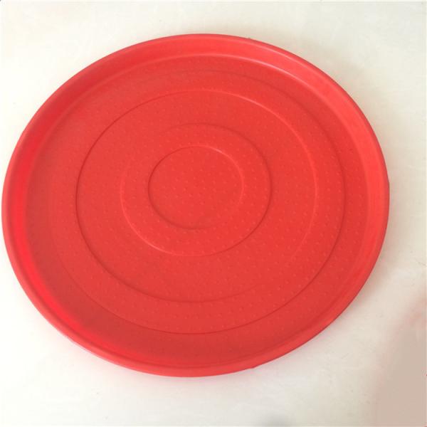 Plastic Baby Chicken Feeder Tray Poultry Chicken Feeding Tray , chick feeder Tray round poultry feeding