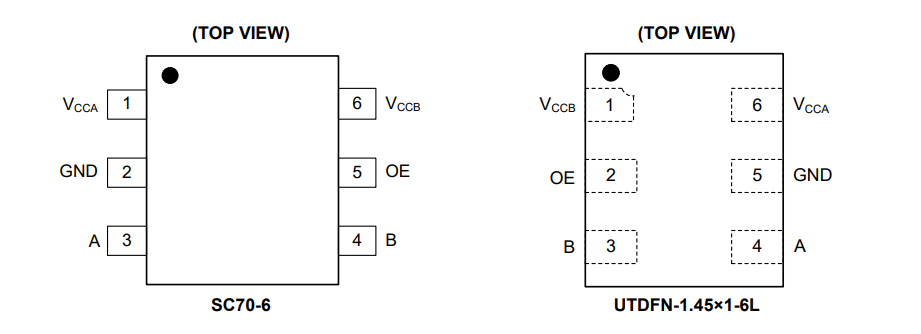 Logic ICs 1-Bit Bidirectional Voltage-LevelTranslator With Auto Direction Sensing