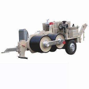 China 420KN Cable Release Pulling Electric Stringing Machine Hydraulic Cable Puller wholesale