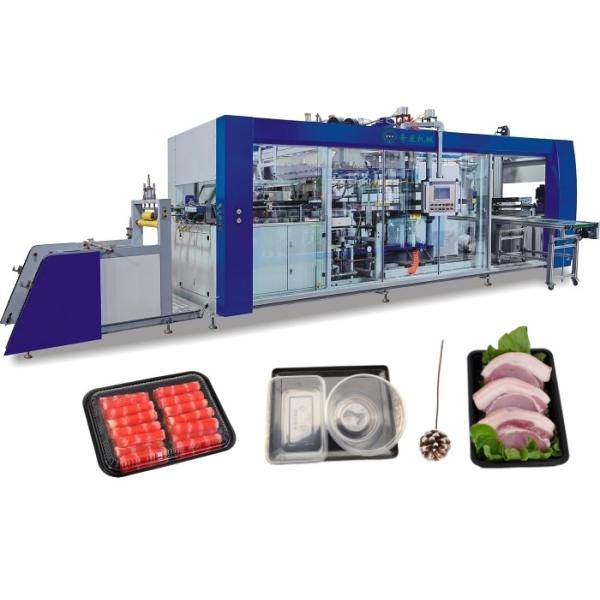 Innovative Blister Thermoforming Machine Three Station Pvc PP Pe Forming