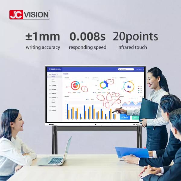 JCVISION Durable Design Smart Board Interactive Whiteboard Conference Teaching Tools