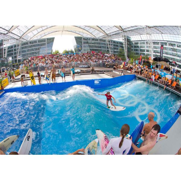 Attractive Water Wave Pool Flowrider Surf Skateboard Simulator Eco - friendly