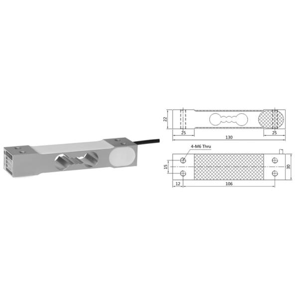 GALOCE GPB100D RS485 RS232 Output Signal High Precision Digital Load Cell