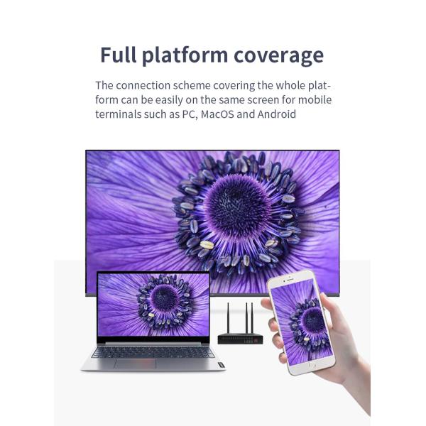 QuickShare Wireless Presentation System TX RX , Wifi Display byod presentation