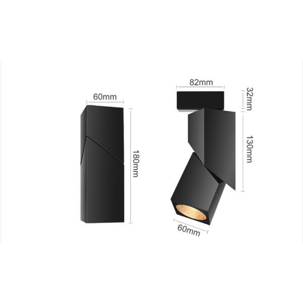 2 Phase Cob Led Track Light , Adjustable Angle Led Track Spotlights