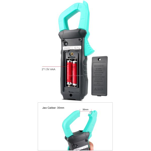 NCV Function Digital Digital Multimeter Clamp Meter with 60A/600A Measuring Current Range
