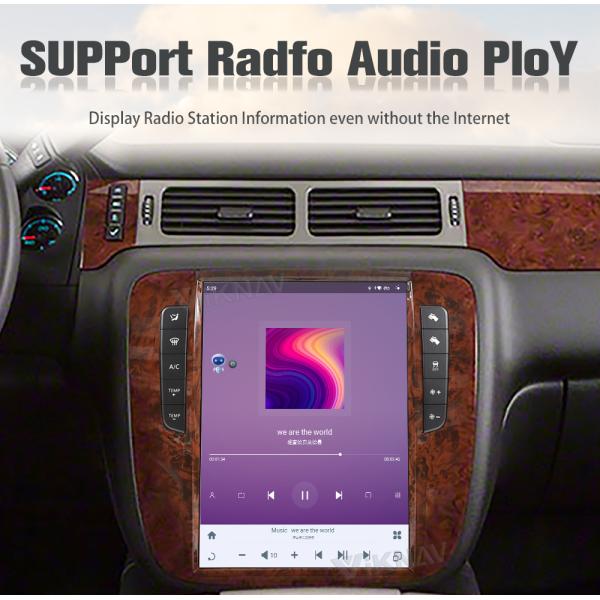 Viknav Car Radio For GMC-Yukon/Chevy Suburban Tahoe Auto AC (2007-2013)12.1 Inch Android 13 IPS Touch Screen Navigation