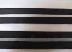4 Cm Elastic Nylon Webbing Black and White Strip