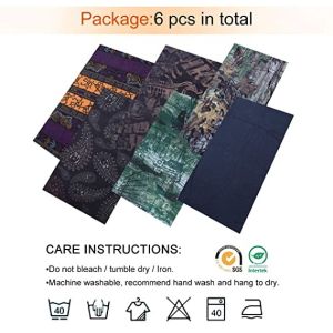 Funny Printed Tubes Folded Face Cover Neck Multifunctional Bandanas