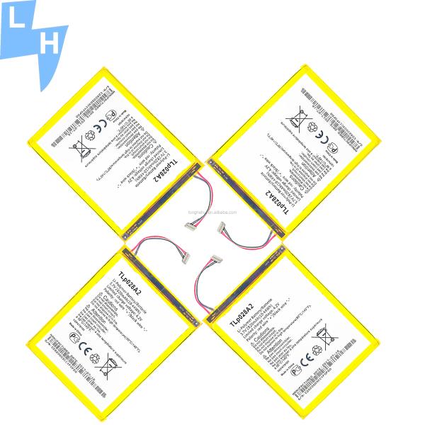 Stock 2820mAh TLP028A2 Mobile Phone Battery for Alcatel Neon 1216 OT1216 in White