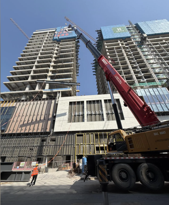 Multi Storey Prefabricated Office Building Steel Structure Lightweight Steel Frame Building