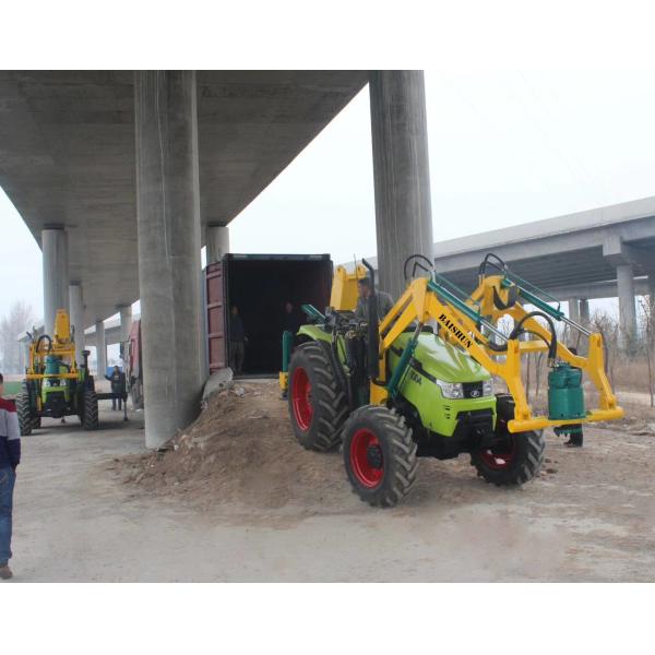 Popular sale lifting crane mounted post hole digger machine new tractor with auger