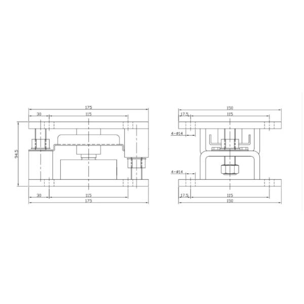 Analog Type Metal Load Cell Belt Weigher for Easy Installation and Precise Weighing