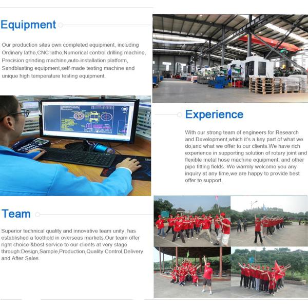 Carbon steel straight through type flange connection high pressure swivel joint for hydraulic oil, water