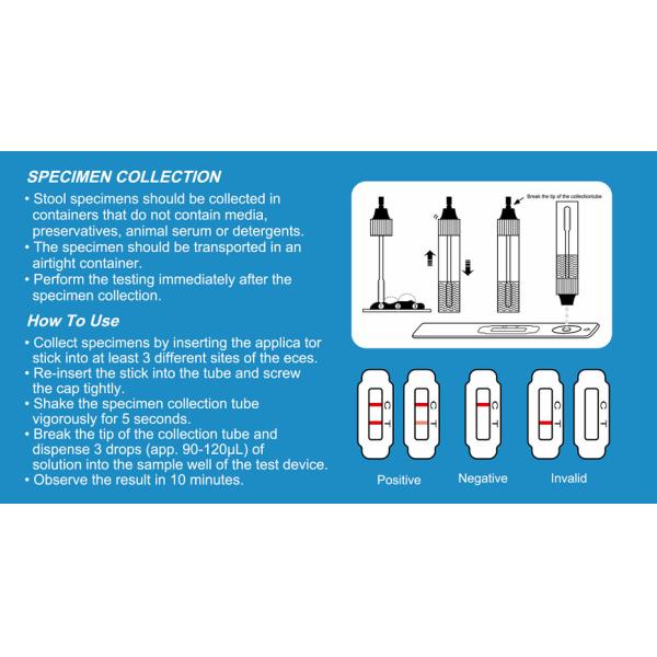 Rapid Diagnostic 25pcs H Pylori Stool Antigen Test Kit CE Approved